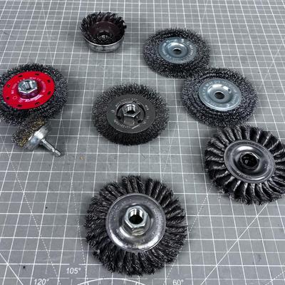 Wire Brushes, (8) 