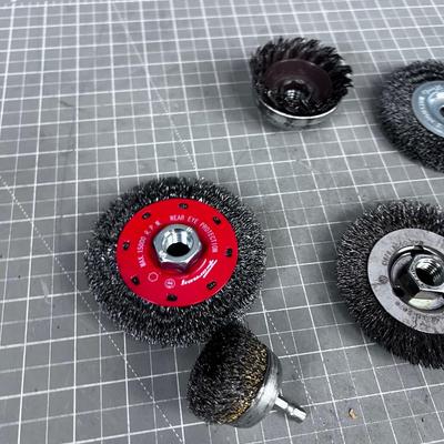 Wire Brushes, (8) 