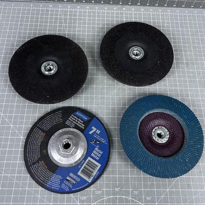 (4) 7" Grinding Wheels 