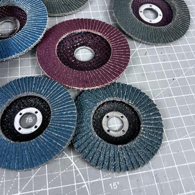 Pile of Sanding Flap Wheels and Discs
