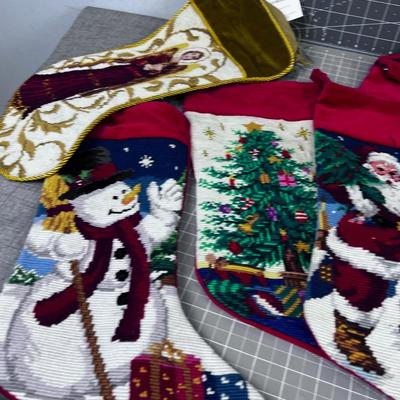Needle Point Christmas Stockings (12) 