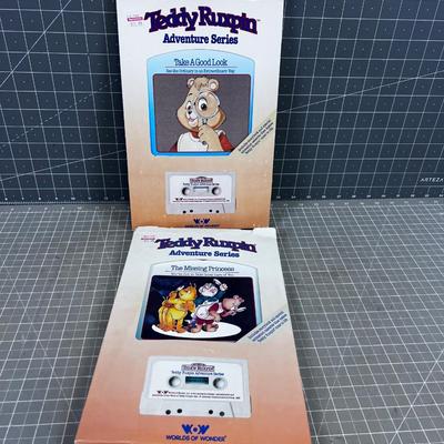 (2) Teddy Ruxpin Tapes WOW! 