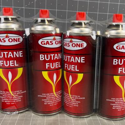 4 Cans of Butane NEW sealed