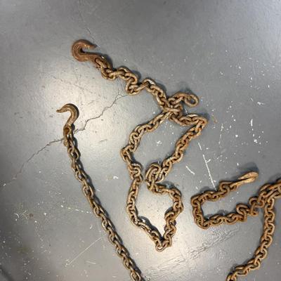 2 - Tow Chains; 1 is 10' and the other is 6' 