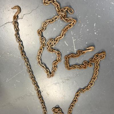 2 - Tow Chains; 1 is 10' and the other is 6' 