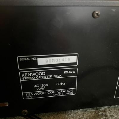 Kenwood Dual Cassette & Yamaha Five Disc CD Player (BD-MG)