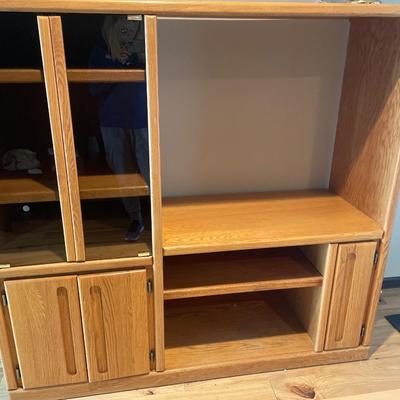 Oak tv stand