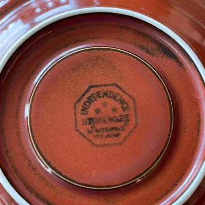 6 Independence plate set & 3 Hull oven plate set