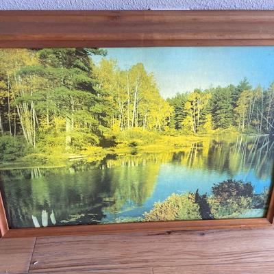 Vintage Helmscene stream light up wall decor