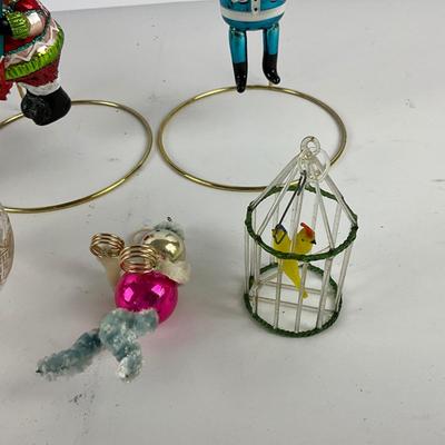 677 Hand Blown Vintage Glass Christmas Ornaments