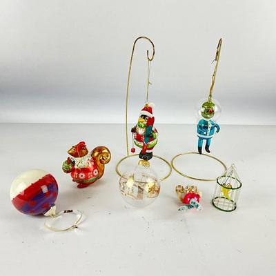 677 Hand Blown Vintage Glass Christmas Ornaments