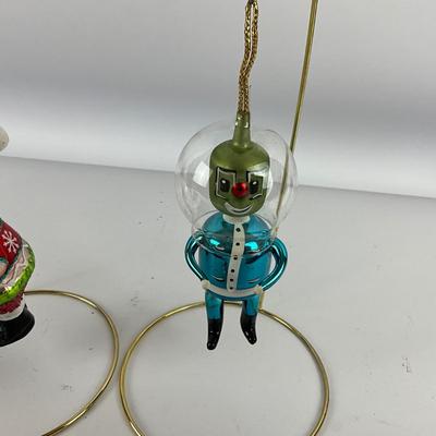 677 Hand Blown Vintage Glass Christmas Ornaments