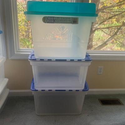 Collection Of Plastic Storage Containers (BD-MG)