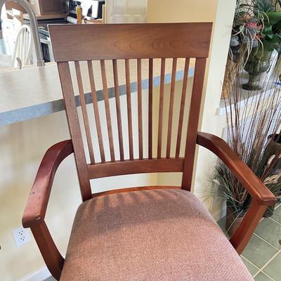 Pair of Cushioned Swivel Barstools (DR-SS)