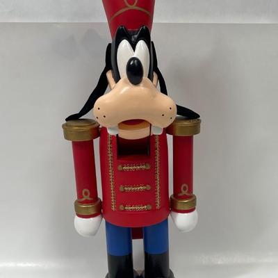 Vintage Disney Wood Goofy Nutcracker #H1216 15” Tall Kurt Adler 94