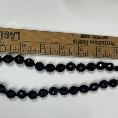 Dark Faceted Necklace