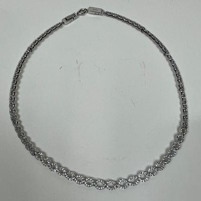 Sparkly Silver-tone Necklace