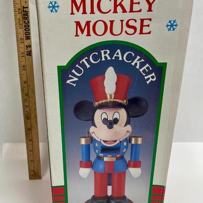 Vintage Disney Wood Mickey Nutcracker #H1194 13” Tall Kurt Adler 94