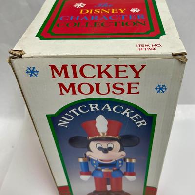 Vintage Disney Wood Mickey Nutcracker #H1194 13” Tall Kurt Adler 94