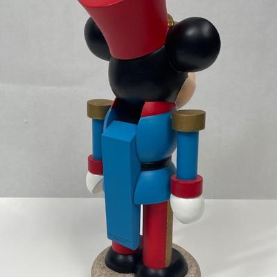 Vintage Disney Wood Mickey Nutcracker #H1194 13” Tall Kurt Adler 94