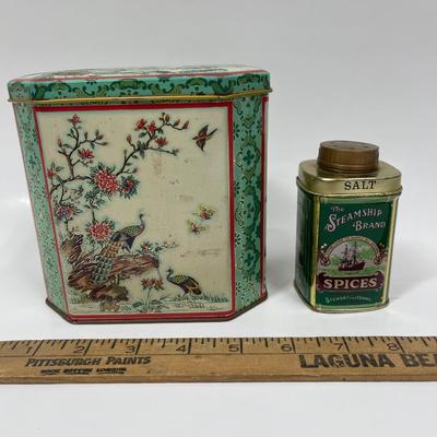 Vintage Metal Tins