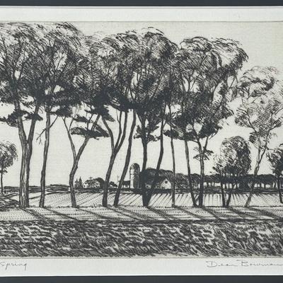 S4-“Early Spring” Engraving by Dean Bowman
