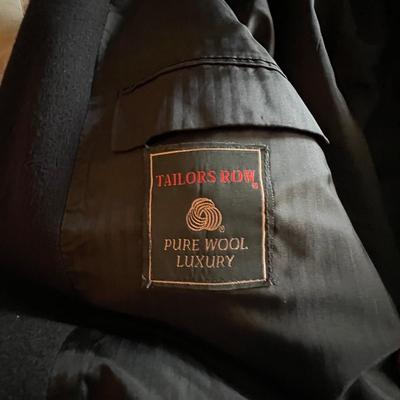 Tailors Row Pure Wool Luxury Coat & More (PBC-RG)