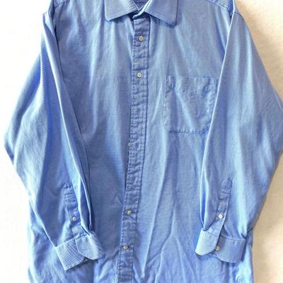 Daniel Cremieux Collection - Richard Shirt. Light blue long sleeve button up. 100% cotton. Size 16-1/2 34