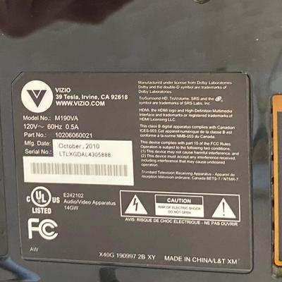 Vizio 24” TV