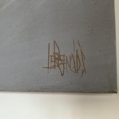 SIGNED Lee Reynolds Original Textured Abstract Painting