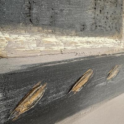 SIGNED Lee Reynolds Original Textured Abstract Painting