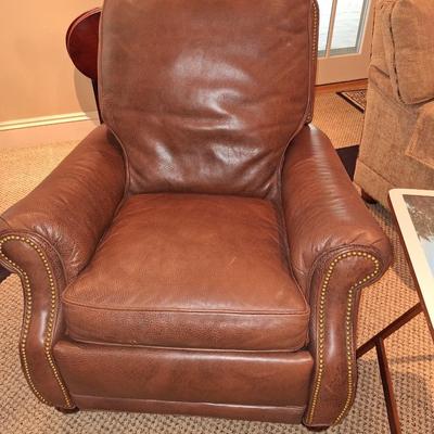 Hancock & moore Brown Leather Recliner