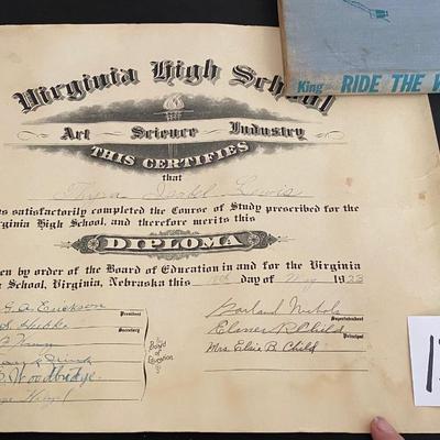 1923 Diploma