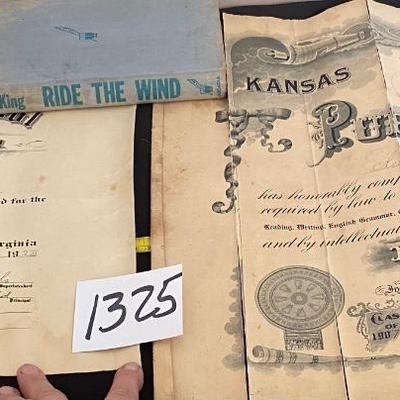 1923 Diploma