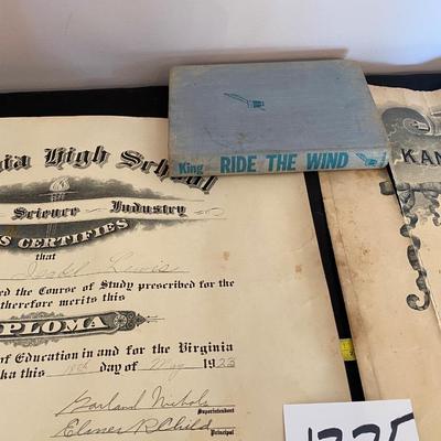 1923 Diploma