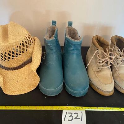 Size 8 Rubber Boots and More