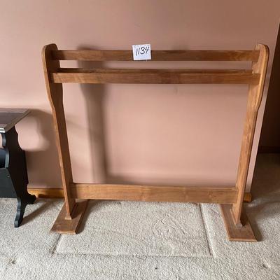 Handmade Quilt Rack