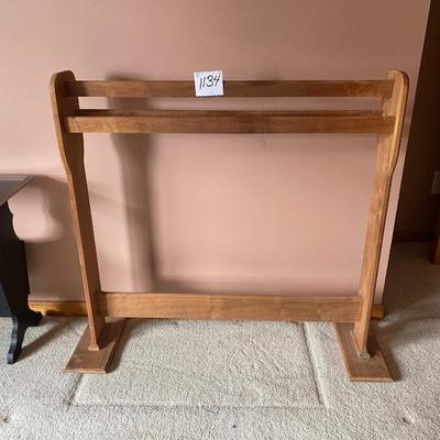 Handmade Quilt Rack