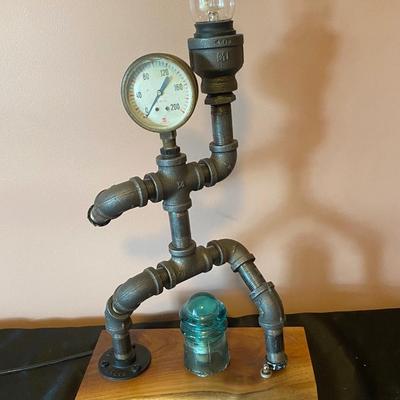 Handmade Pipe Lamp