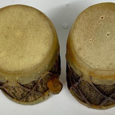 Handcrafted Primitive Folk Art Salt & Pepper Shakers