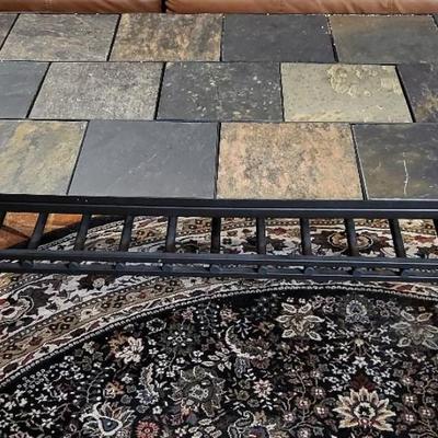 Lot of 3 slate top tables