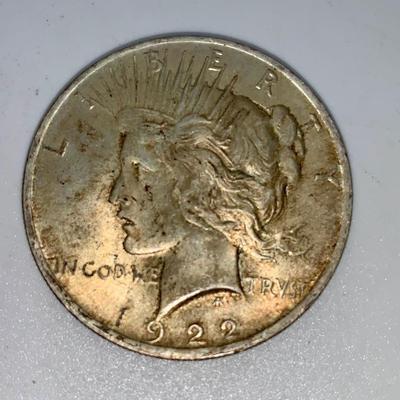 1922 “P” Peace Silver Dollar