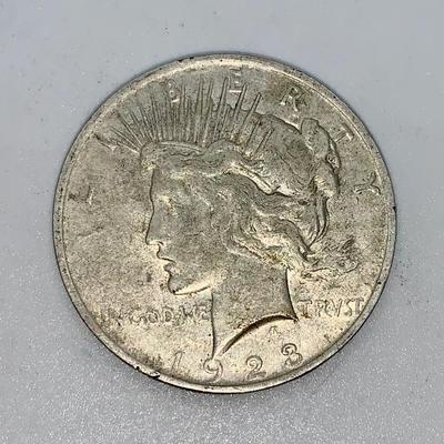1923 “P” Peace Silver Dollar