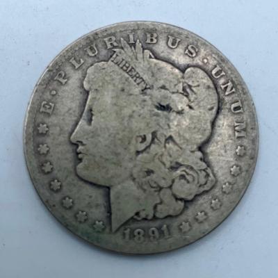 1891-S Morgan Silver Dollar