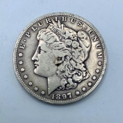 1897-S Morgan Silver Dollar