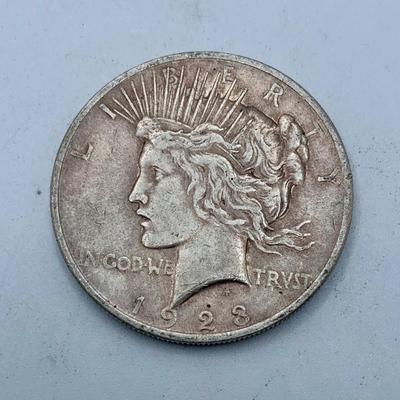 1923 “P” Peace Silver Dollar