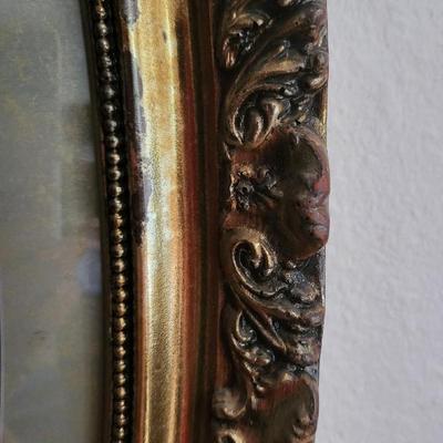 Victorian Bubble Glass Oval Wall Art