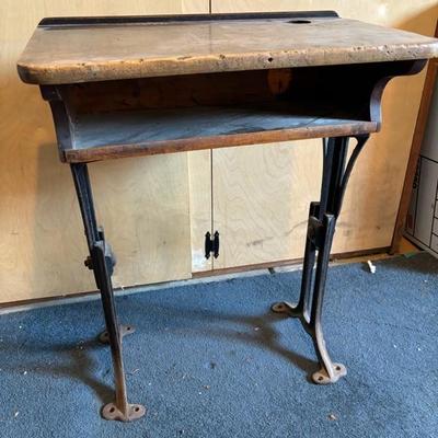 Antique Student Desk