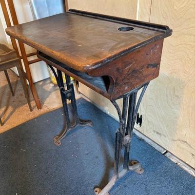 Antique Student Desk