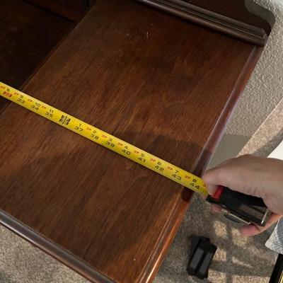 Antique Ornate Dresser with Mirror